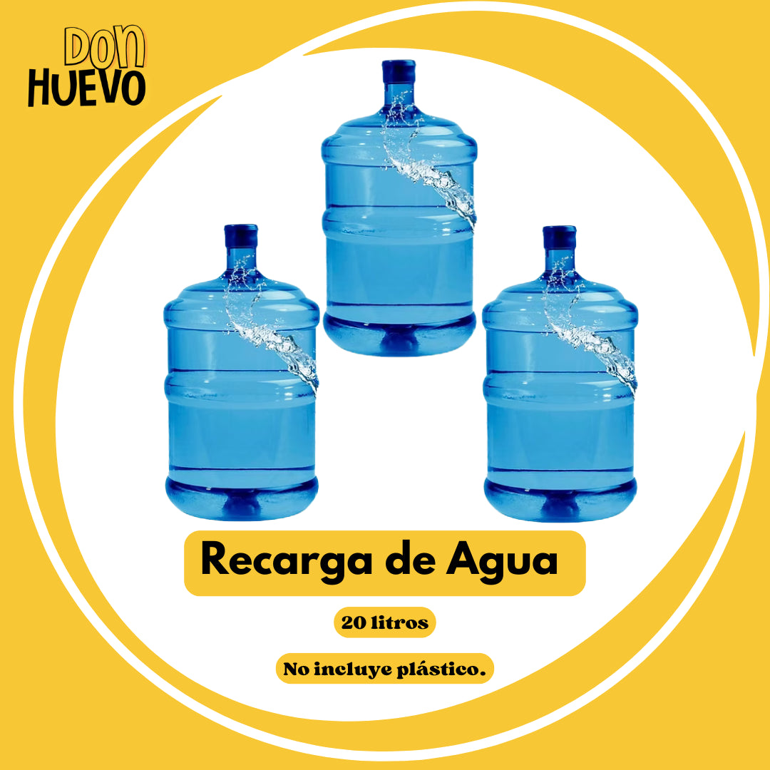 Agua Potable 20 Litros - 100% Purificada