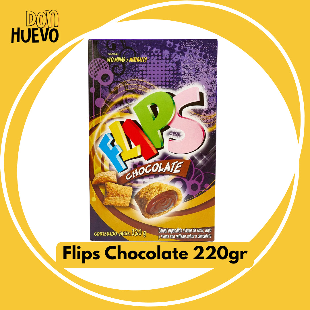 Flips Chocolate 220Gr - El mejor snack