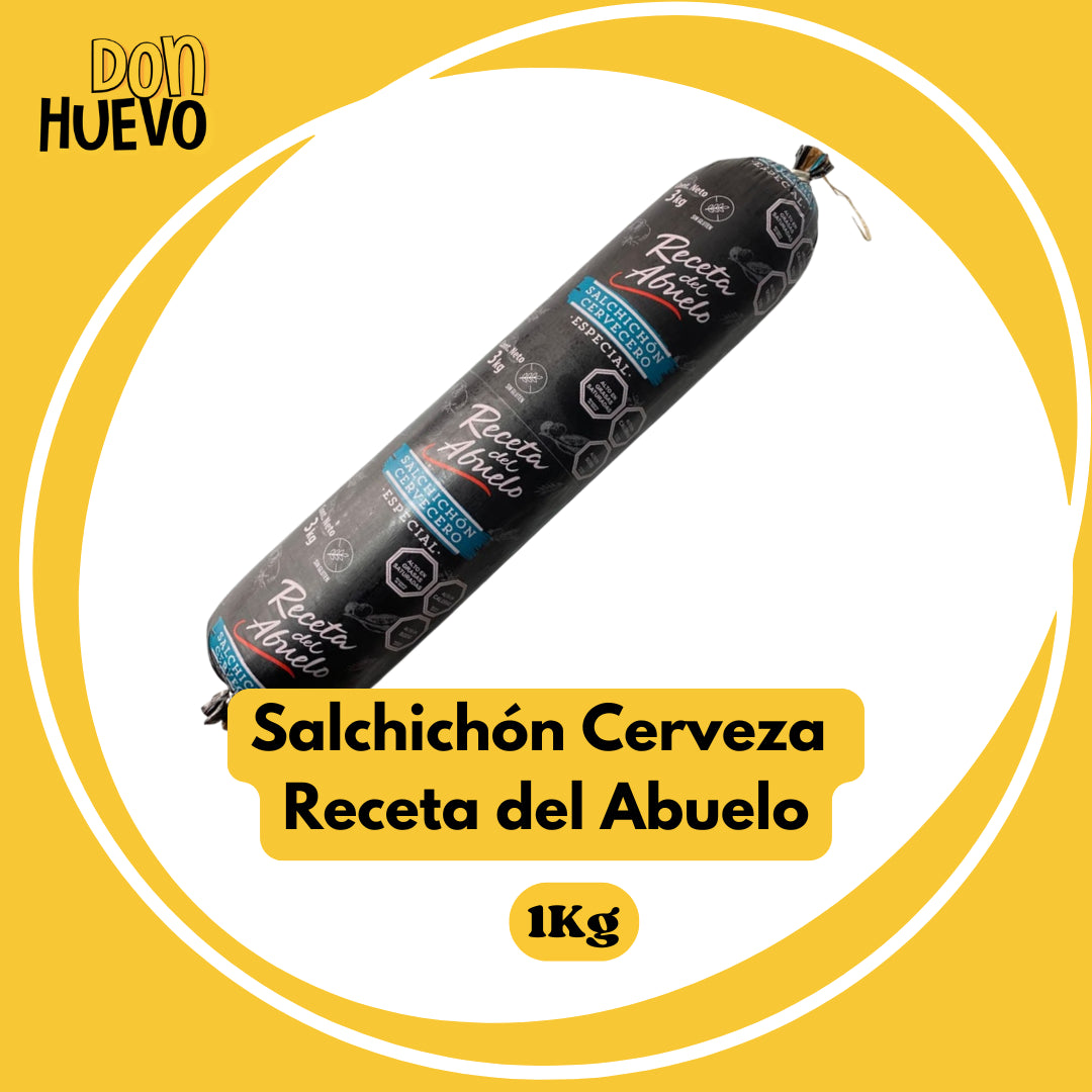 Salchichón Cerveza Receta del Abuelo - Sabor y calidad