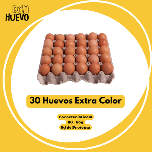30 Huevos Extra Color - La Mejor Proteína