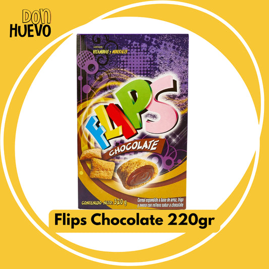 Flips Chocolate 220Gr - El mejor snack