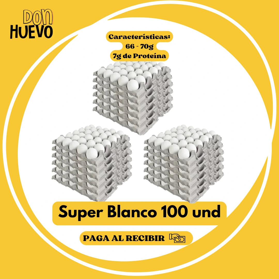 Caja Super Blanco (100u) - La Mejor Proteína