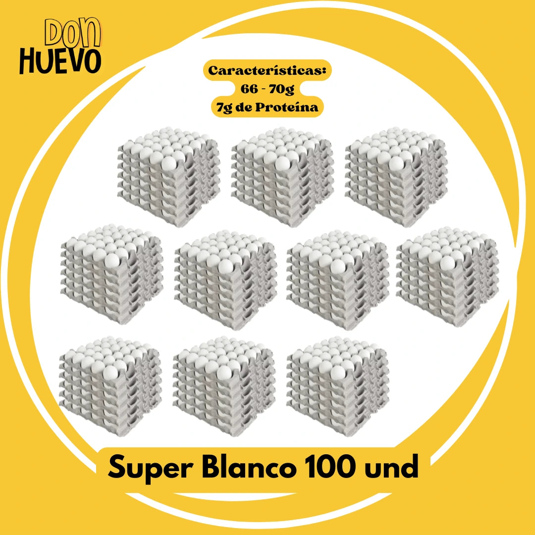 Caja Super Blanco (100u) - La Mejor Proteína