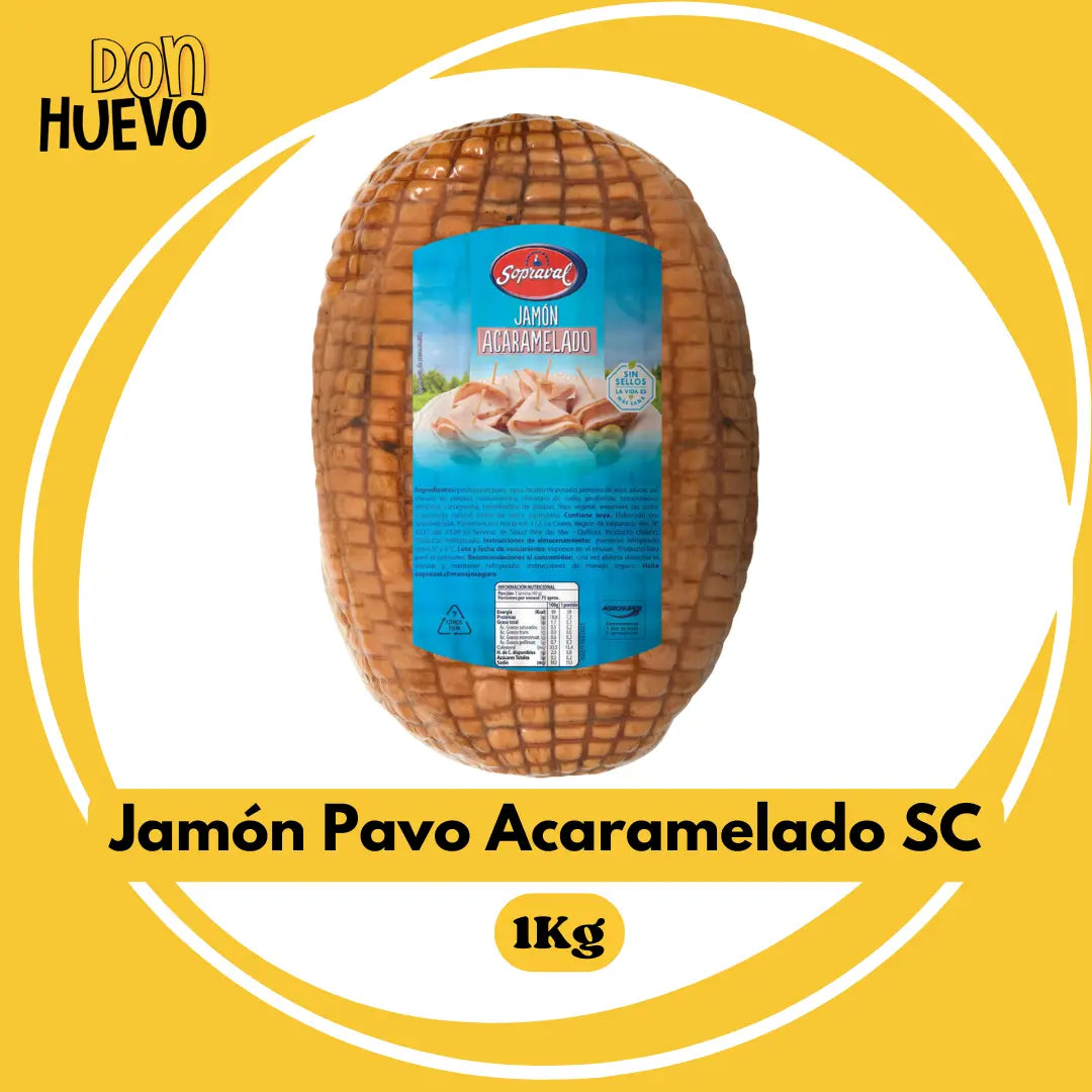 Jamón de Pavo Acaramelado SC - Saludable y sabroso